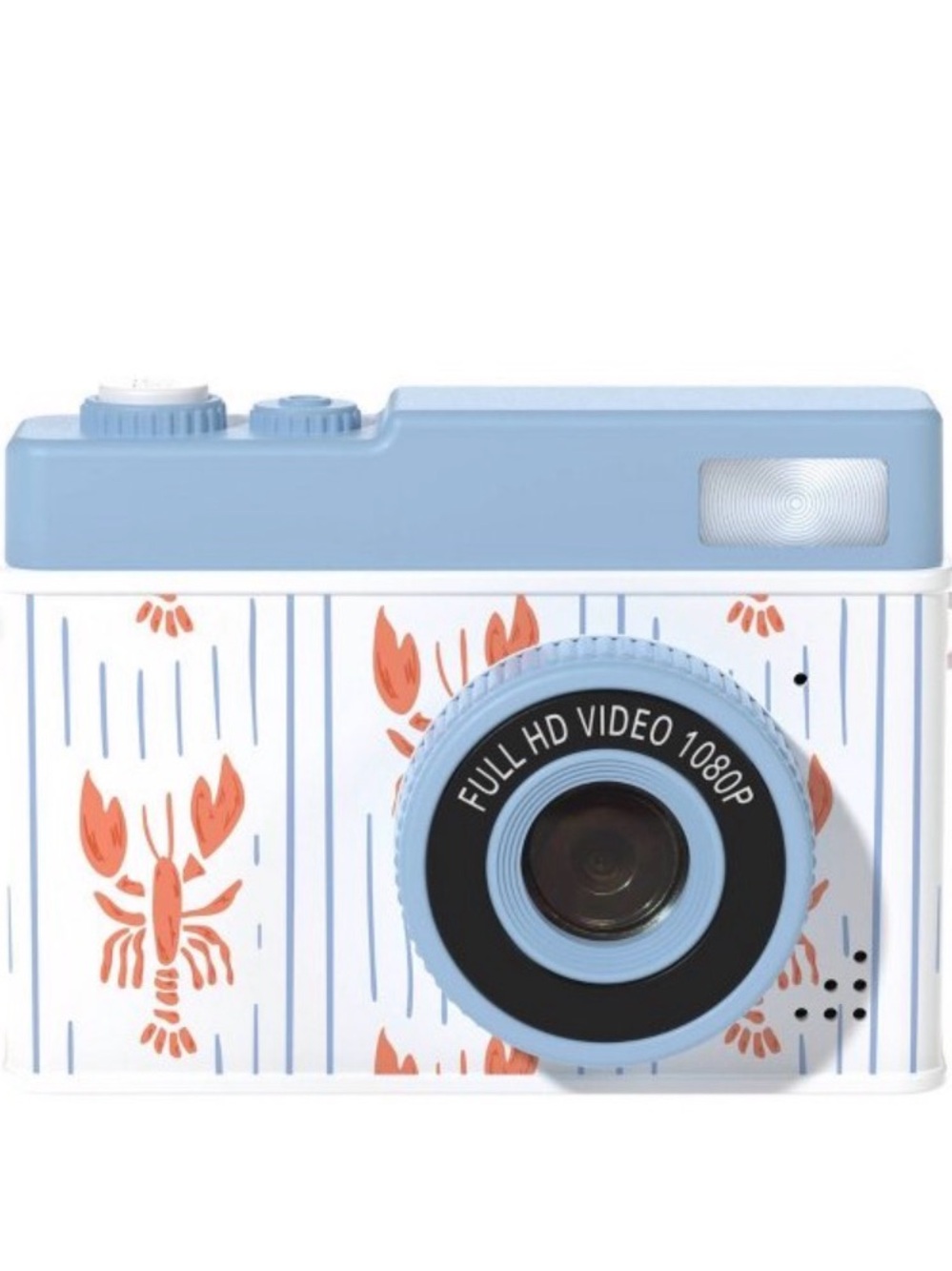 Kids Full HD Video 1080p Camera - Light Blue & White